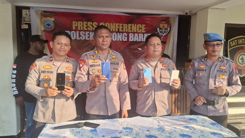 Polsek Sorong Barat Ungkap Kasus Jambret, Pelaku Diduga Beraksi di 20 TKP